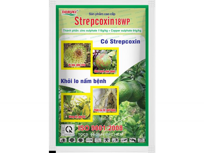 THUỐC TRỪ BỆNH - STREPCOXIN 18WP