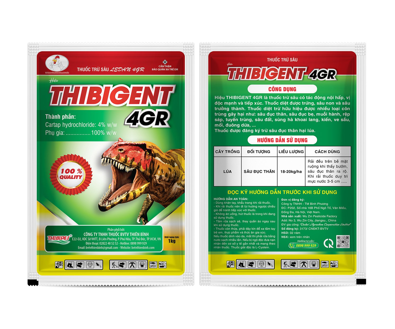 THUỐC TRỪ SÂU - THIBIGENT 4GR